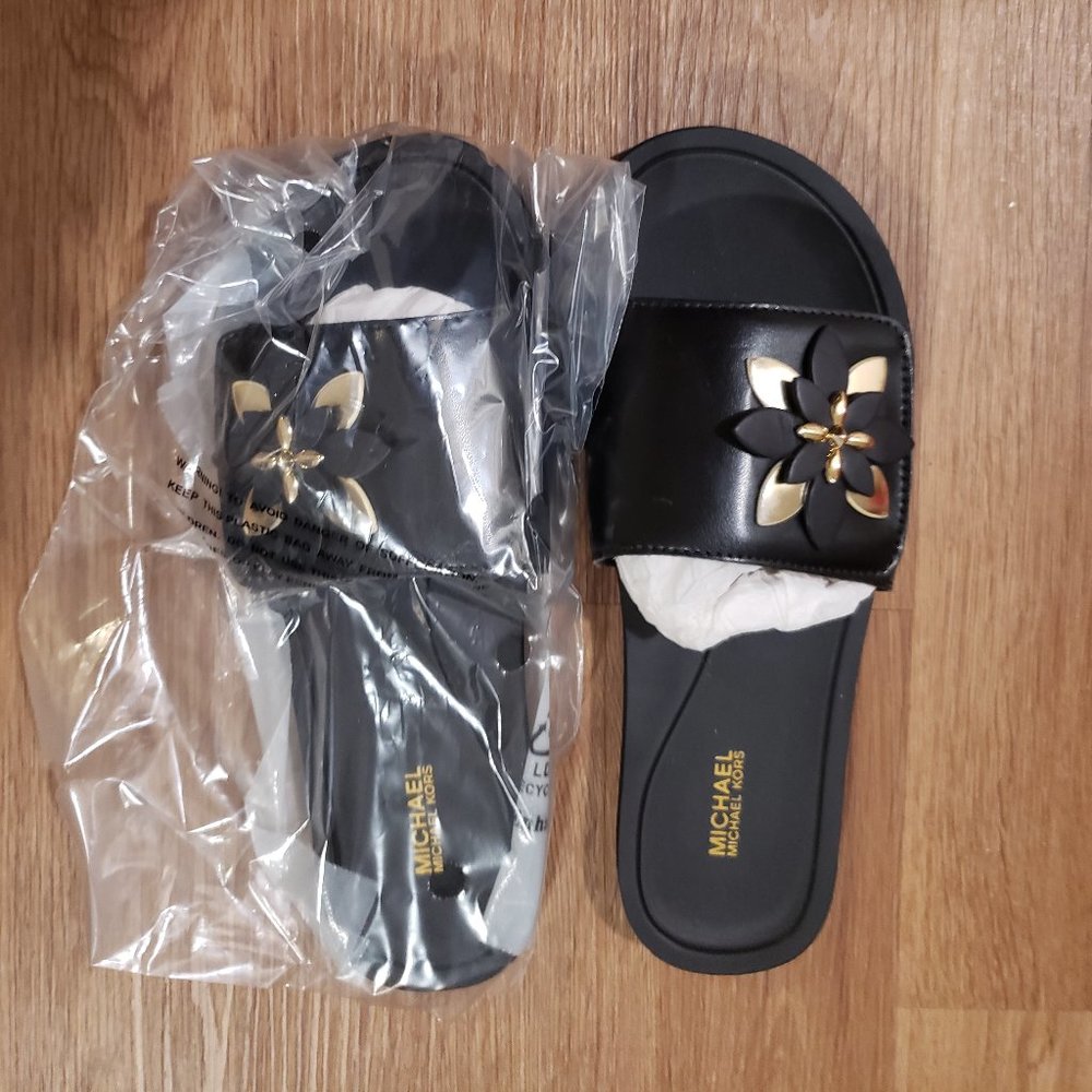 Michael Kors slide sandals